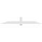 Ekena Millwork Eugene Architectural Grade PVC Gable Bracket, 96"W x 16"H x 2"D x 6"F, 4/12 Pitch GBP096X16X0206EUG00 - alternate 4